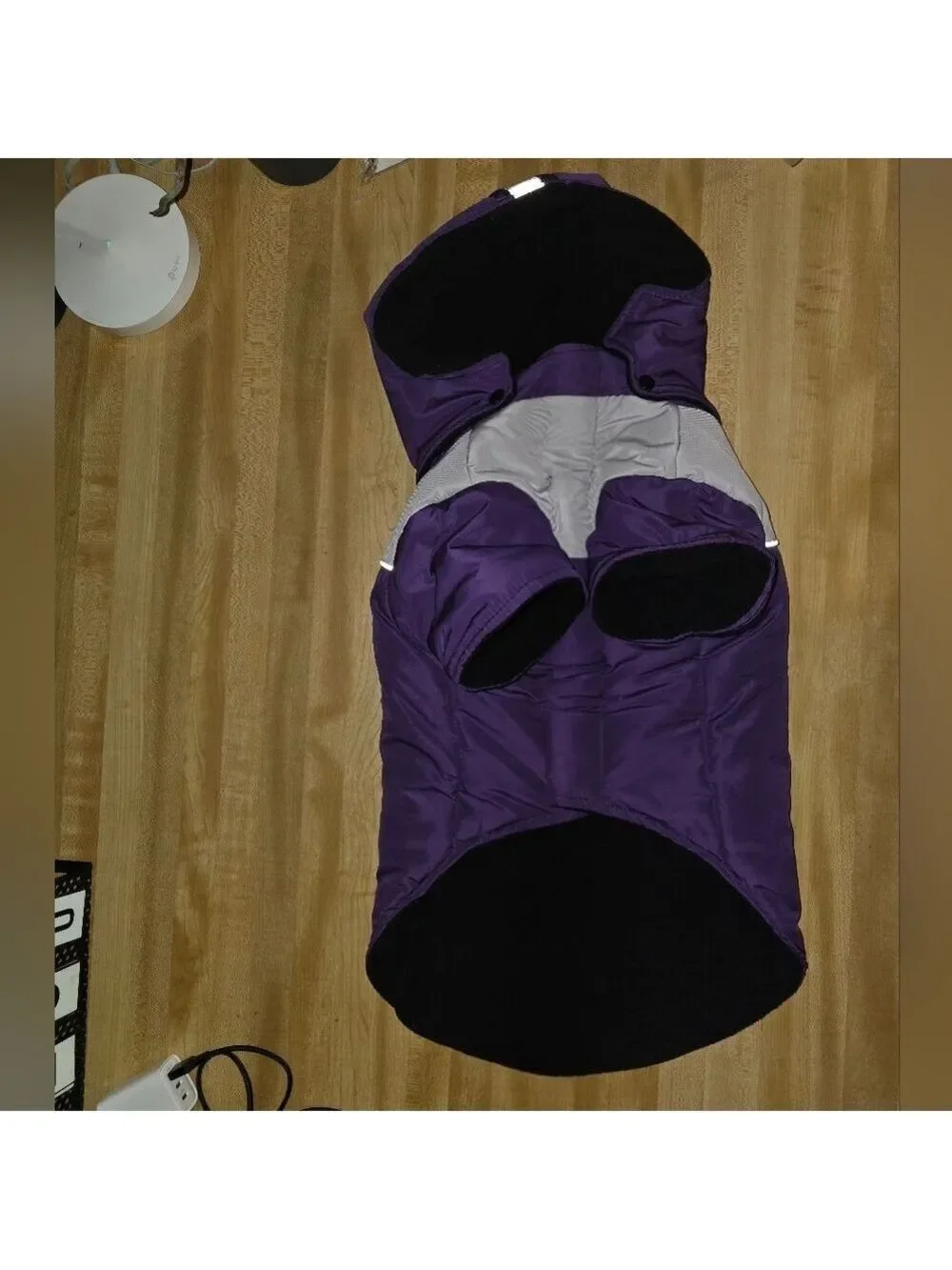 Dog Jacket Large Purple Gray #DGC11